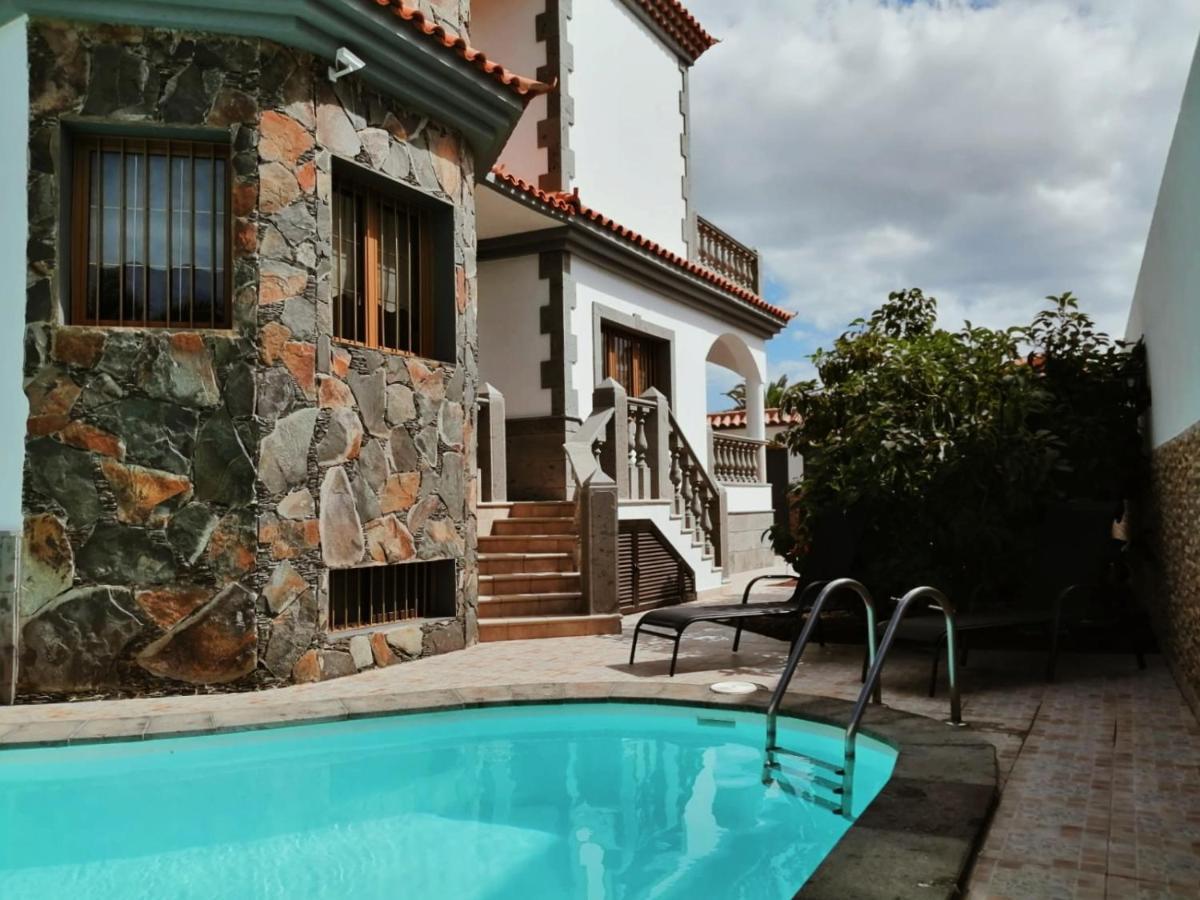 Villa Cervantes Sonnenland Con Piscina Privada Climatizada Маспаломас Экстерьер фото